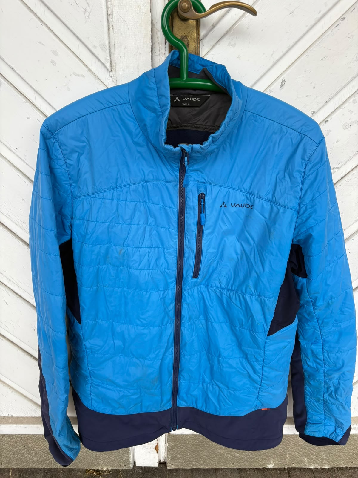 Blaue Jacke