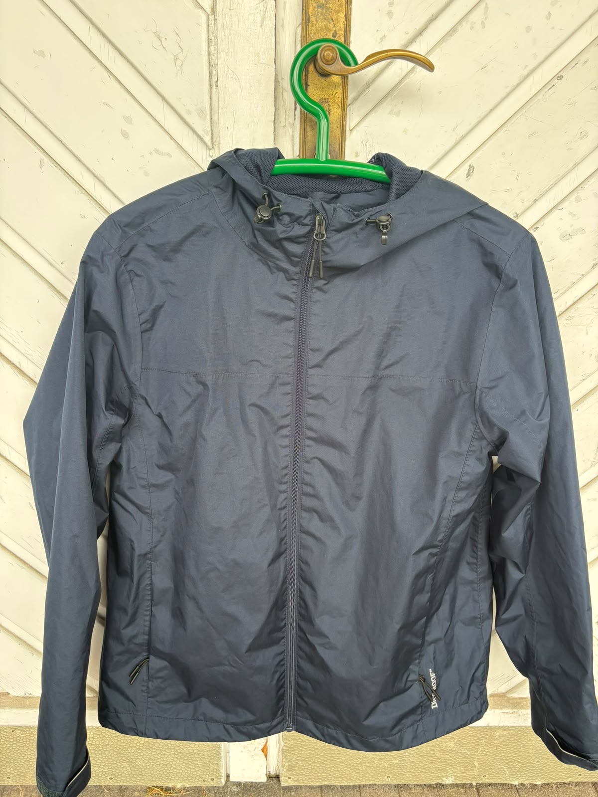 Graue Kapuzenjacke