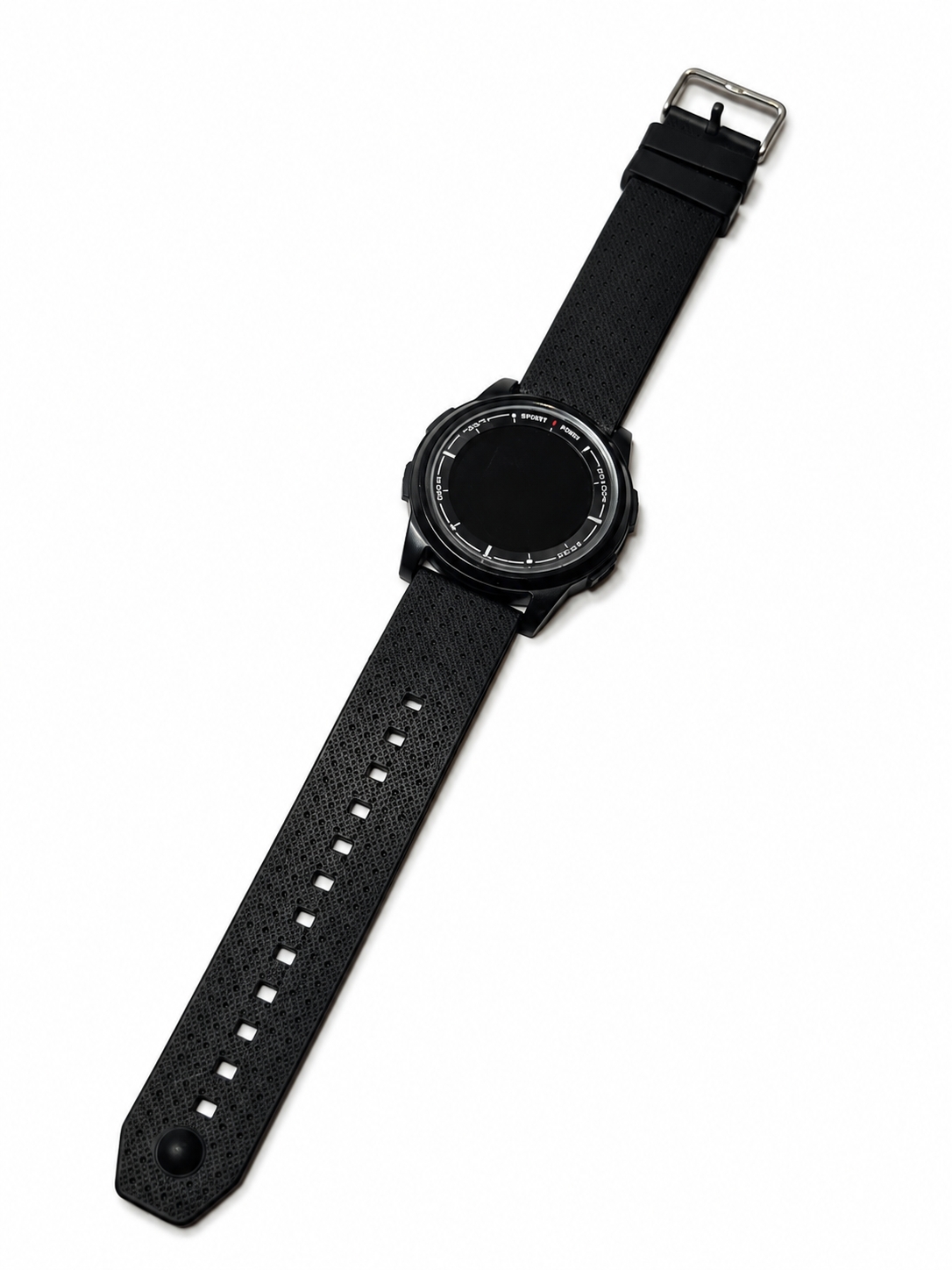 Schwarze Armbanduhr