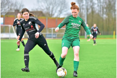 Nottulns Johanna Mersmann (r.) vergab die größte Chance des Spiels